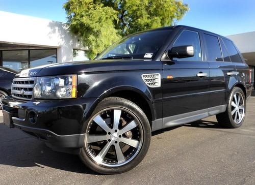 2007 land rover range rover sport 4wd nav &amp; sunroof