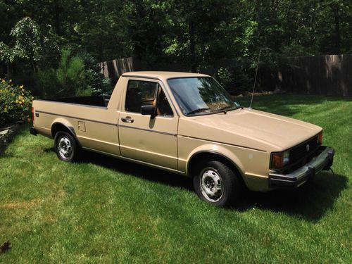 Partially restored vw rabbit pickup caddy 1.9 diesel looks &amp; runs great!!!