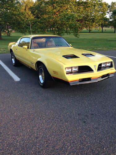 1978 pontiac firebird formula 350 survivor build sheet included