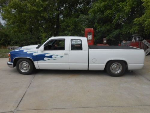 Custom 4" chop top 1990 gmc/chevrolet extended cab,corvette lt1,air ride,