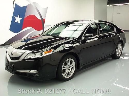 2010 acura tl sunroof htd leather blk on blk xenons 24k texas direct auto