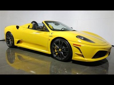 2009 f430 spider scuderia 16m rare yellow black stripe lots of carbon fiber