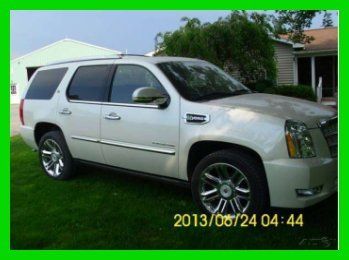 2012 escalade 6l v8 16v 4wd suv bose navigation dvd sunroof leather backup cam