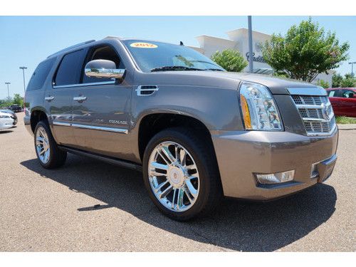 2012 cadillac escalade platinum edt 22" warranty cpo financing pwr steps dvd nav