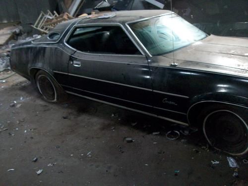 1973 mercury cougar, 351-2v, auto, 52,851 miles, for restore