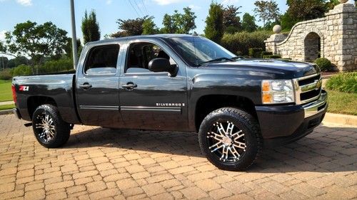 Lifted 1500 silverado crew 4x4 z71 new wheels tires lift $3k n extras submod gmc