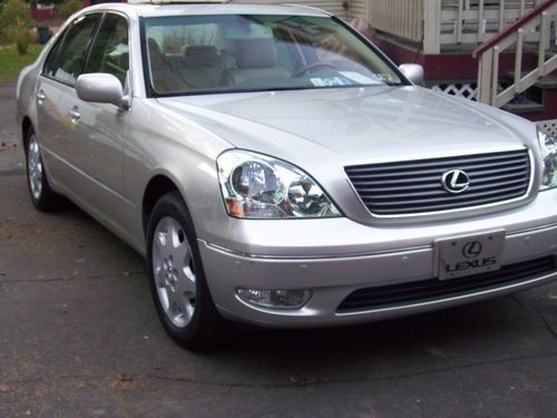 2003 lexus ls430 ''premium''  4.3l 52 k  low low original miles 2 owners loaded