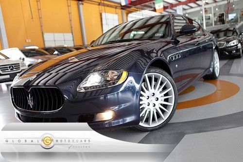 11 maserati quattroporte s 4.7 15k bose nav moonroof parking-sensors alloys