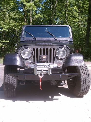 1985 jeep cj-7 laredo, line-x'ed, 2 tops!