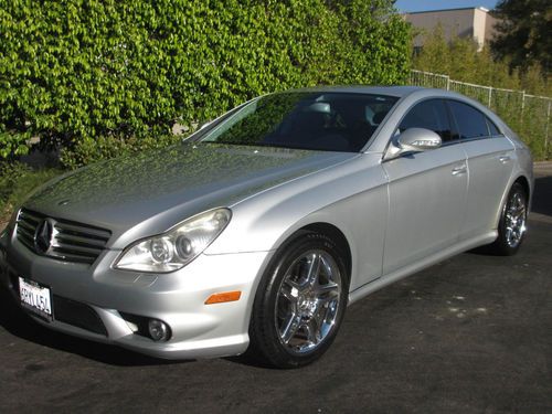2006 mercedes cls 500- 76k miles, great condition, 4d, silver, leather interior