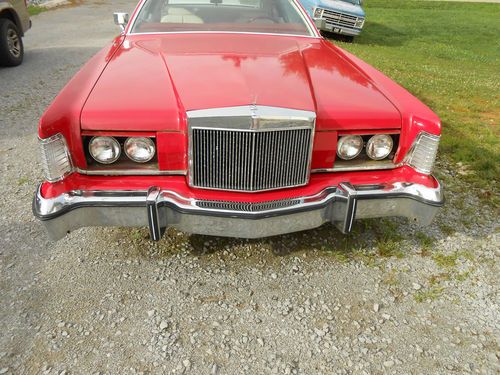 1976 lincoln continental, mark iv, fresh paint, 460 motor, runs great, all power