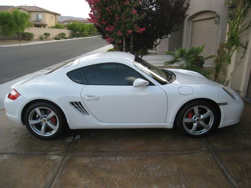 2008 porsche cayman s carrara white