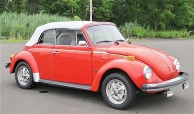 79 vw bug classic original unmolested solid convertible