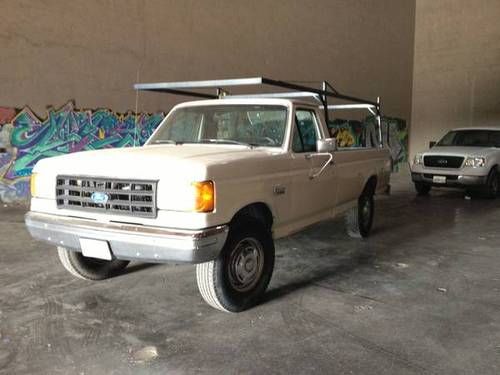 1990 ford f-250 custom standard cab pickup 2-door 5.0l