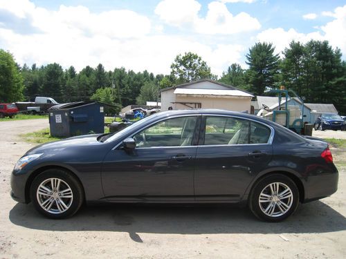 2012 infiniti g37x awd nav gps sedan salvage repairable flood only 3,329 miles !