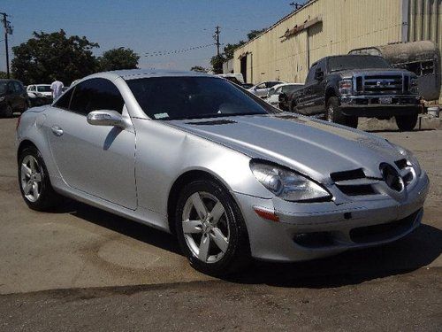 2007 mercedes-benz slk 280 damaged salvage runs! luxury roaster will not last!