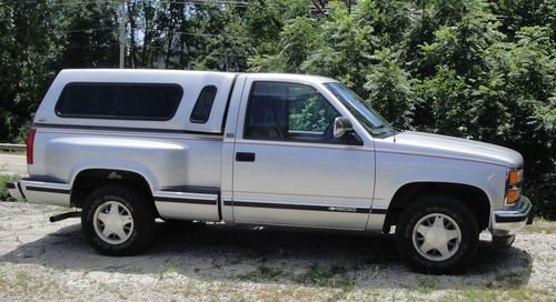 1992 chevrolet silverado pickup truck short bed stepside