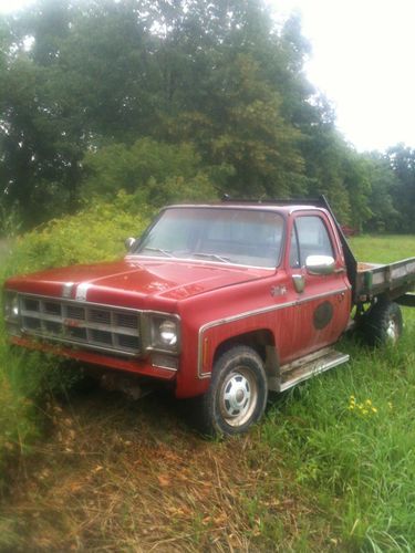 1978 chevy chevrolet k2500 camper special 4wd flatbed truck