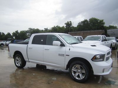 Brand new classic white 2013 ram 1500 sport crew cab pick up