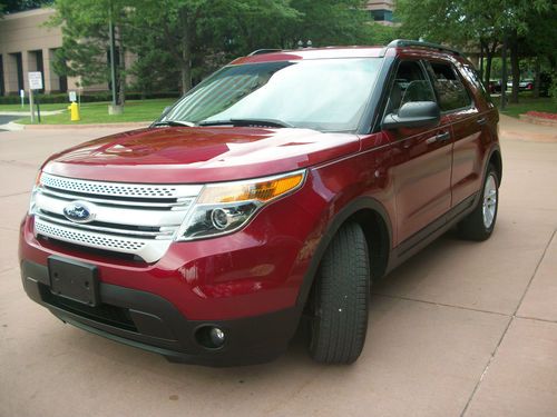 2013 Ford Explorer Base Sport Utility 4-Door 3.5L,CLEAR,NO RESERVE, image 9