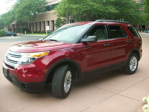 2013 Ford Explorer Base Sport Utility 4-Door 3.5L,CLEAR,NO RESERVE, image 10