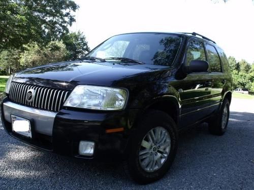 2005 mercury mariner premier suv - 4wd  3.0l - no reserve - original owner