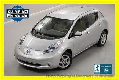 5-days *no reserve* '11 leaf sl-e 100% electric car nav back-up warranty carfax