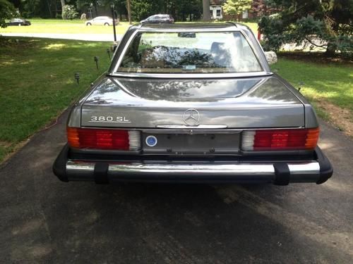 mercedes 1985 380sl convertible 76,000 original miles, image 4
