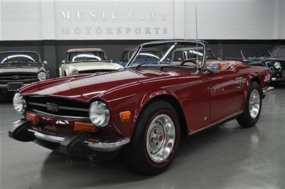 59696 mile tr6 roadster with excellent run and drive