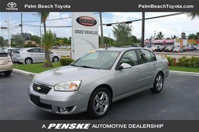 2006 chevrolet malibu ltz leather moonroof 37k miles fl