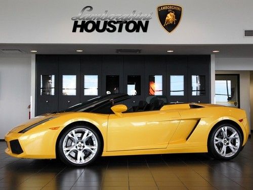 2006 lamborghini gallardo spyder e-gear pearl yellow callisto camera sportive