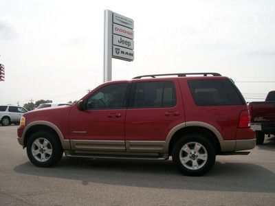 2004 explorer eddie bauer ed carfax tan leather power front seats mirrors, locks