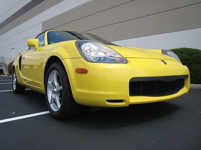 2000 Toyota MR2 Spyder Solar yellow Leather, US $12,500.00, image 3