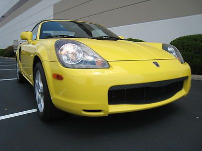 2000 Toyota MR2 Spyder Solar yellow Leather, US $12,500.00, image 4