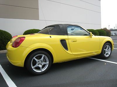 2000 Toyota MR2 Spyder Solar yellow Leather, US $12,500.00, image 13
