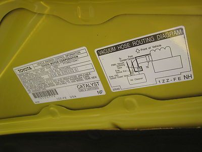 2000 Toyota MR2 Spyder Solar yellow Leather, US $12,500.00, image 69