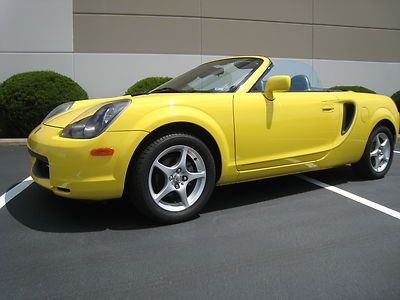 2000 Toyota MR2 Spyder Solar yellow Leather, US $12,500.00, image 89