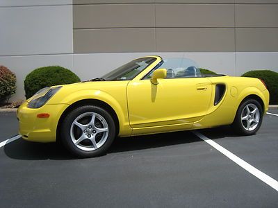 2000 Toyota MR2 Spyder Solar yellow Leather, US $12,500.00, image 90