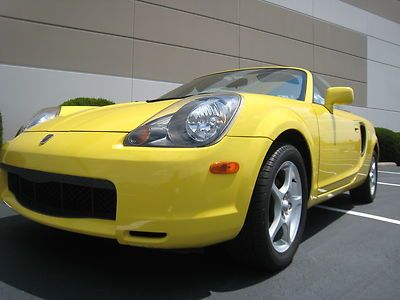 2000 Toyota MR2 Spyder Solar yellow Leather, US $12,500.00, image 93