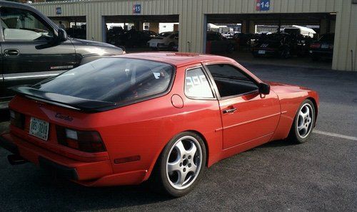 1987 porsche 944 turbo red/black- 61,000 miles