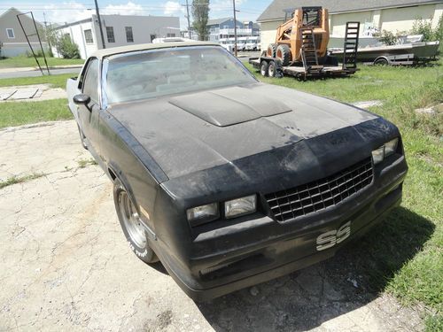 1985 chevrolet el camino ss. one owner. matching numbers choo choo