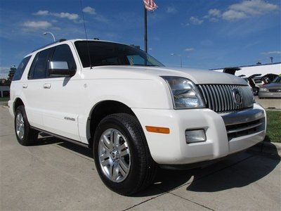 White suv clean title finance one owner premier awd navigation leather air auto