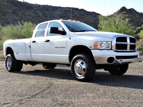 No reserve 2003 dodge 3500 slt 4x4 quad cab 5.9l cummins turbo diesel | 6-spd |