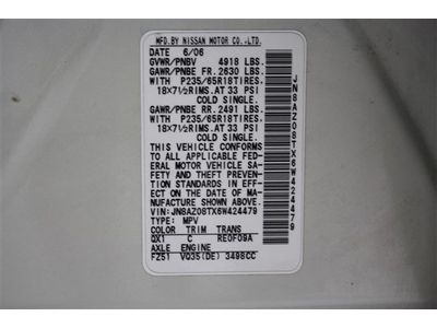 SUV 3.5L CD Front Wheel Drive Tires - Front All-Season Tires - Rear All-Season, image 41