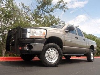 2006 dodge ram 2500 4x4 - 1 owner - cummins diesel - 22mpg - rust free tx truck!