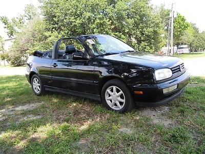 1997 vw highline cabrio convertible automatic cold a/c triple back! no reserve!!