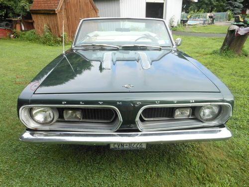 1967 plymouth barracuda convertible