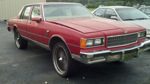 1986 chevrolet caprice base sedan 4-door 5.7l