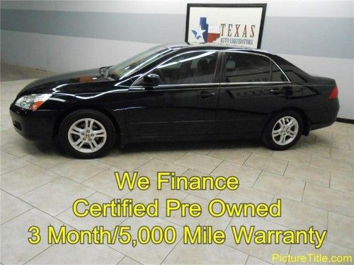 06 accord ex sedan 5spd sunroof certified warranty finance texas