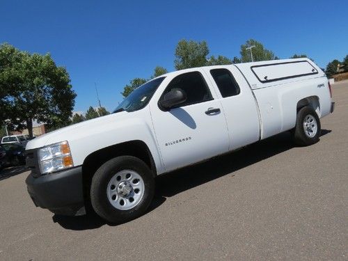 2010 Chevrolet Silverado 1500 Extended Cab Long Bed 4x4 w/ Matching Topper+Rack, US $12,495.00, image 3